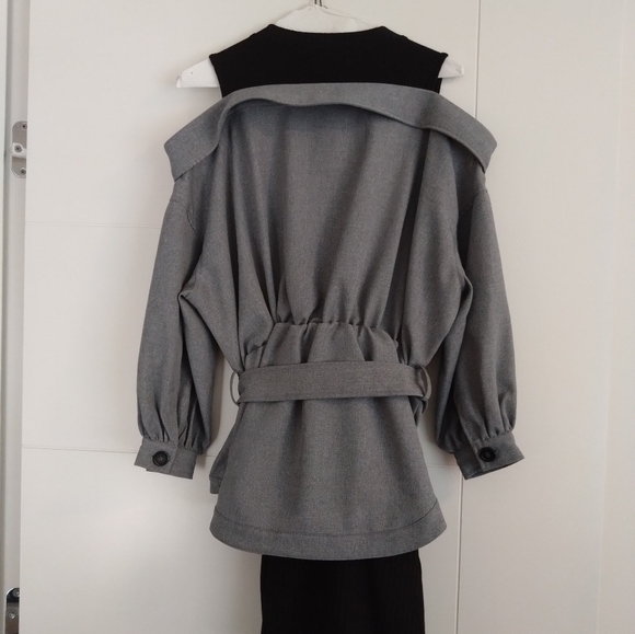 Cecil McBee Blue Trench style dress Size M - Picture 8 of 16